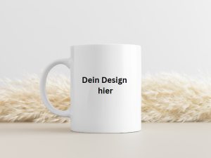 Tasse , weiß . mit der Möglichkeit der Personalisierung Dein Design hier